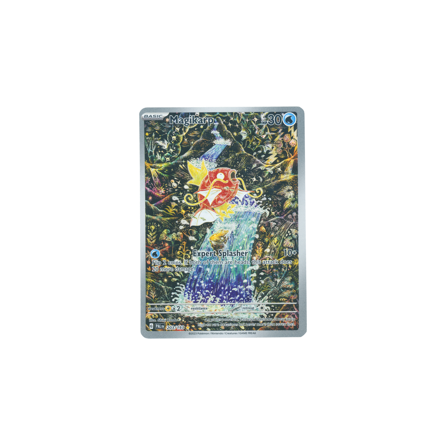 Pokemon Card Paldea Evolved 203/193 Magikarp Holo Illustration Rare English TCG