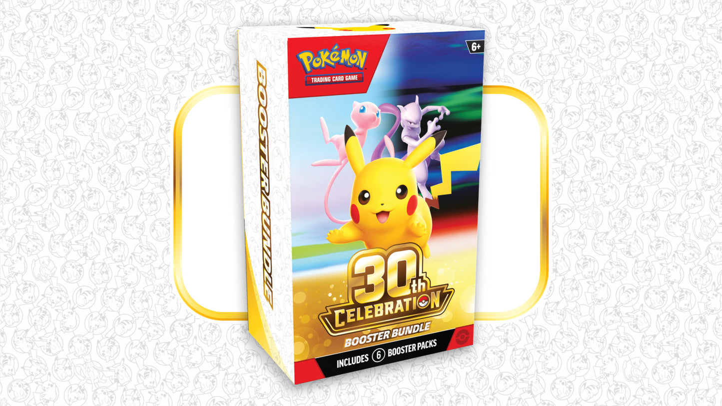 Pokemon TCG: 30th Celebration Booster Bundle (6 Packs)