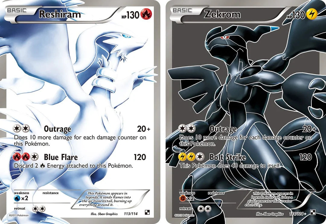 Pokemon Black Bolt White Flare Booster Box Japanese