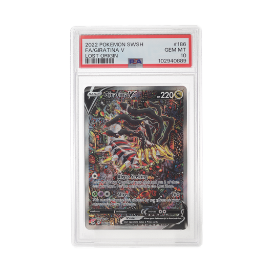 2022 Pokemon Lost Origin Full Art Giratina V PSA 10 English