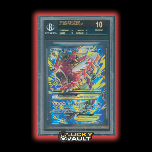 Pokemon M Gyarados EX Full Art #115/122 XY Breakpoint (2016) English BGS Black Label Pristine 10