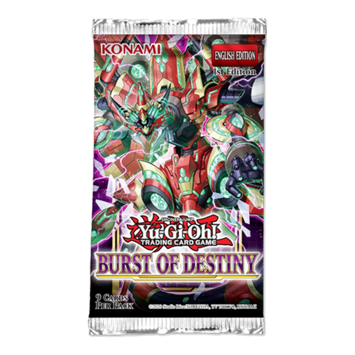 Yu-Gi-Oh! Burst Of Destiny Booster Pack