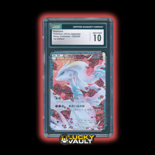 Pokemon Reshiram Full Art #22 2013 Shiny Collection 1st Edition Japanese CGC 10