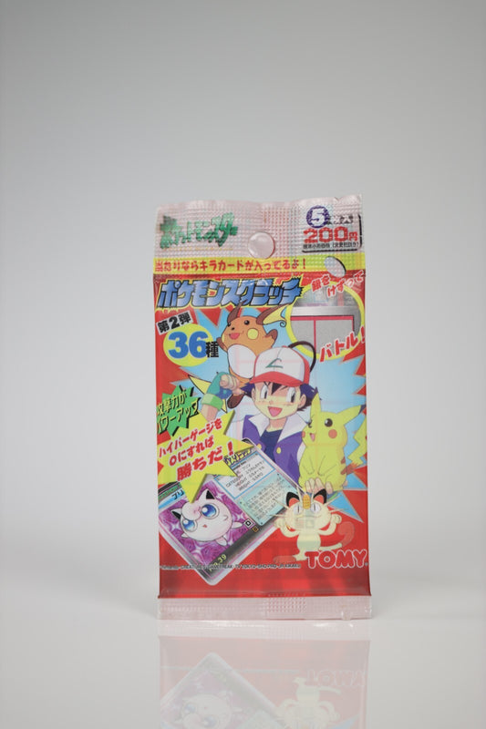 1997 Pokemon Tomy Scratch Card Series 2 Booster Pack Japanese Sealed 