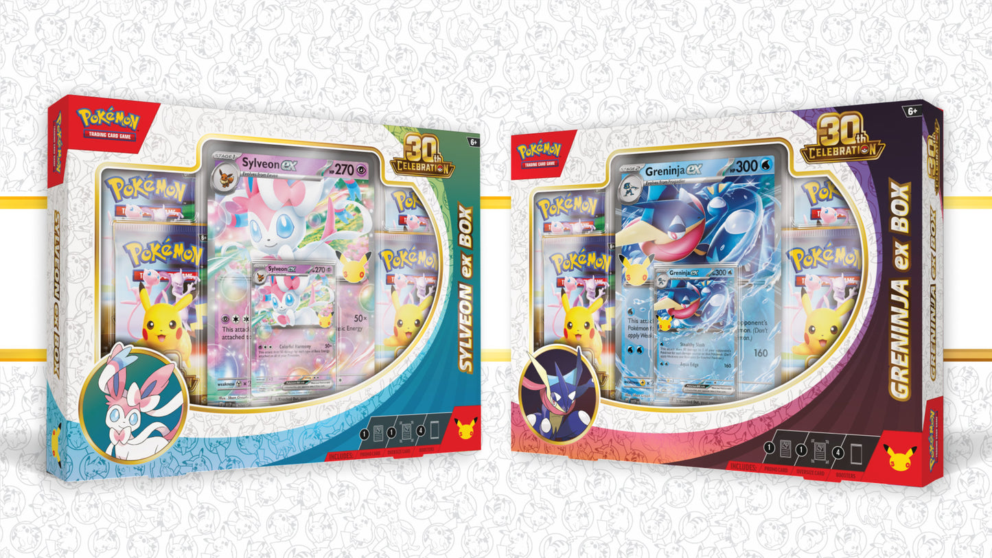 Pokemon TCG: 30th Celebration Greninja ex Box
