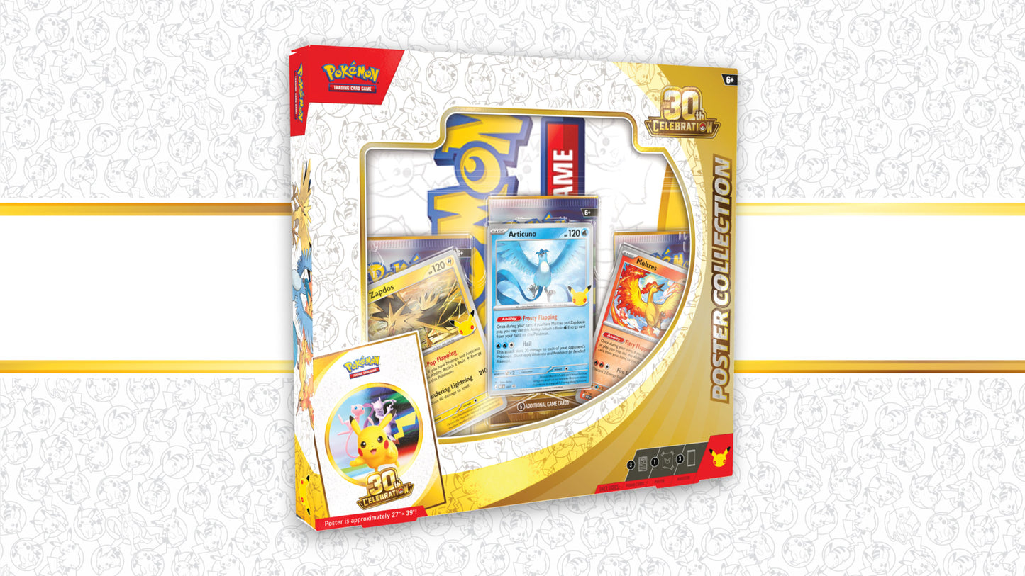 Pokemon TCG: 30th Celebration Poster Collection